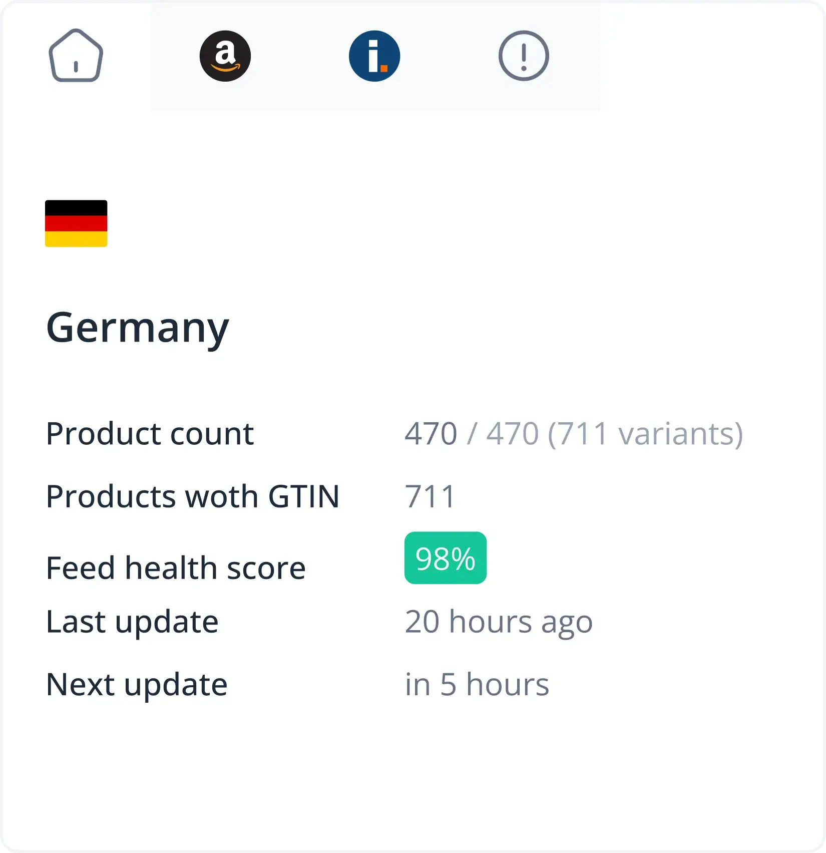Input feed