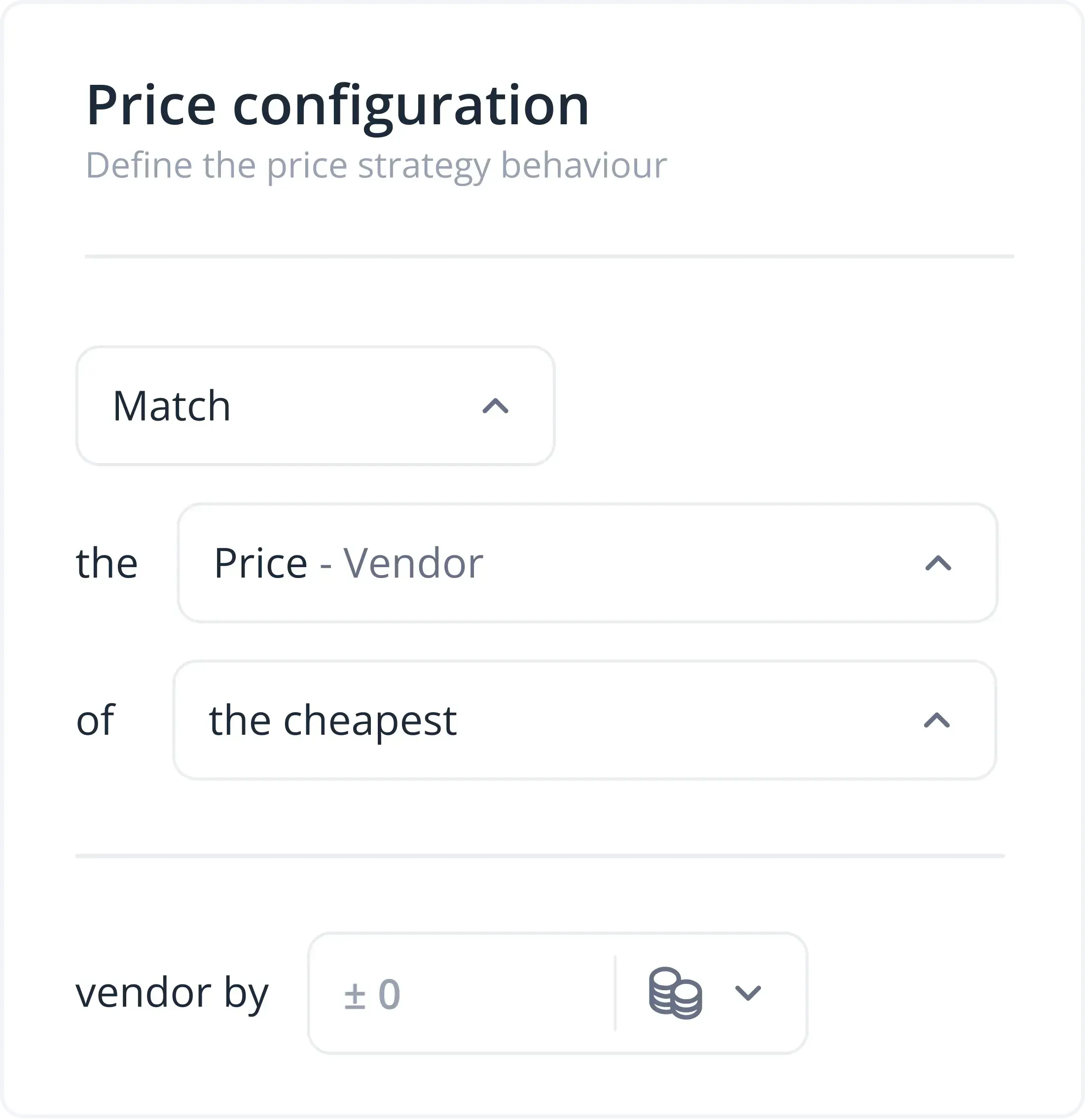 Competitive pricing